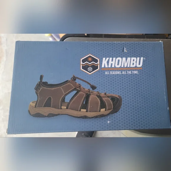 Khombu Mens Brown Fisherman Closed Toe Sandals  Size 11 BRAND NEW - Picture 9 of 9